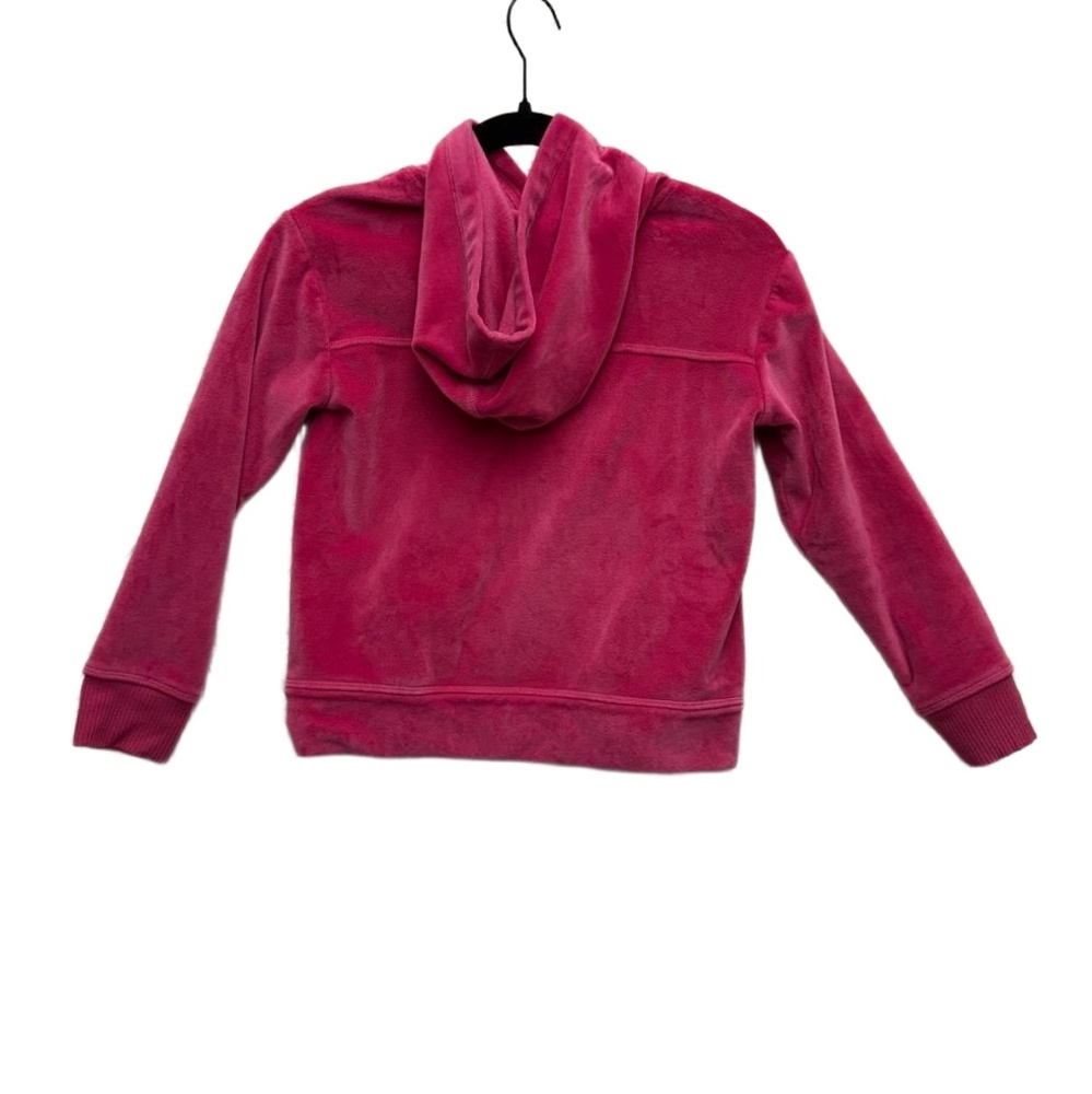 Bundle Kid's Wonder Nation Pink Velour Hoodie Cat And Jack Overalls Medium 7/8 - Picture 4 of 7
